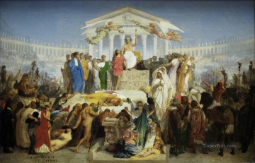 La edad de Augusto el nacimiento de Cristo griego árabe Jean Leon Gerome Pinturas al óleo